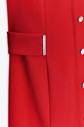 CREPE MIDI FITTED DRESS - Image 7