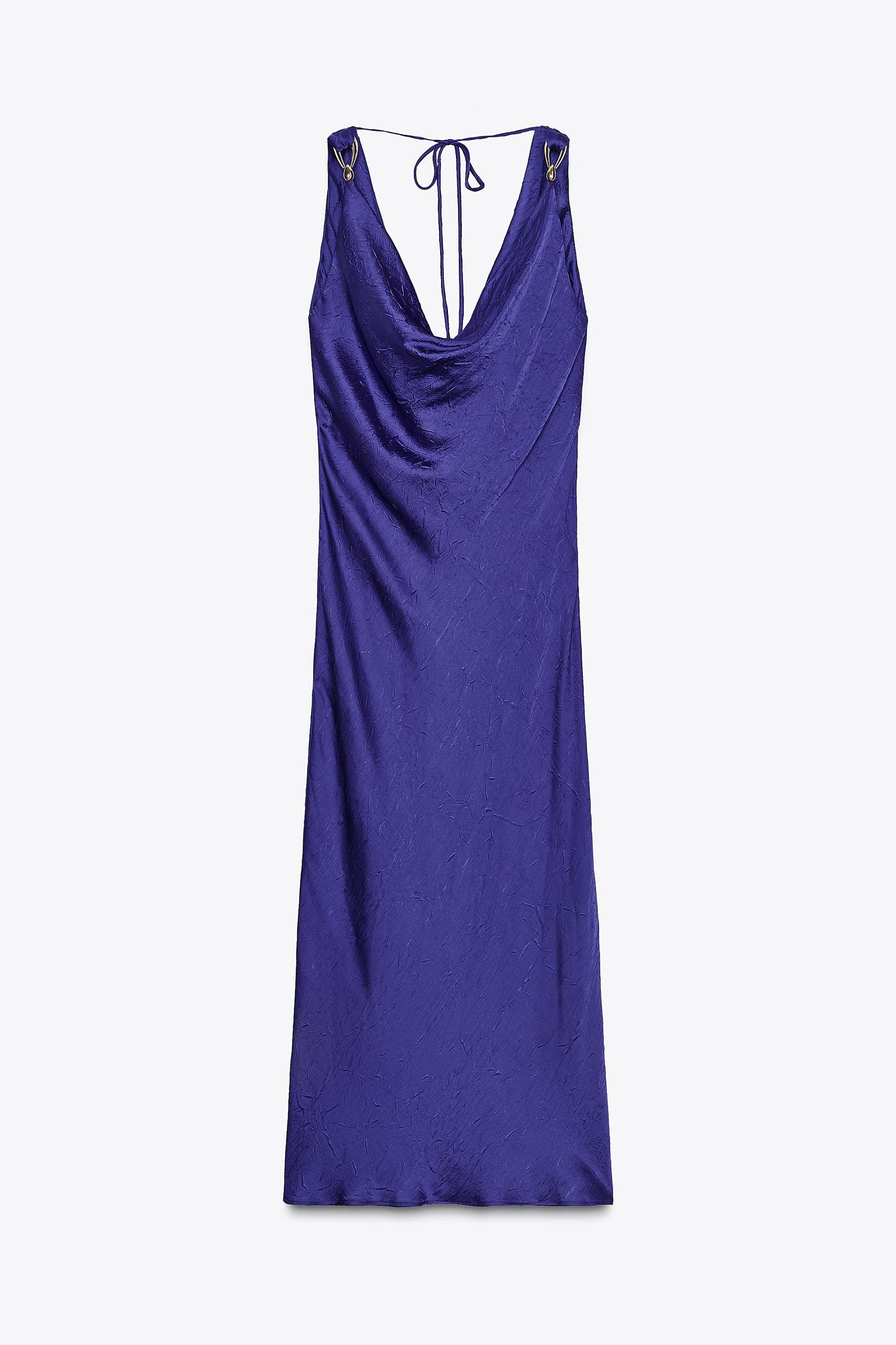 MIDI CAMISOLE DRESS WITH HARDWARE - Image 7