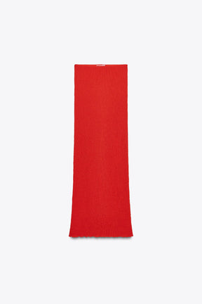 langer Rock mit Struktur