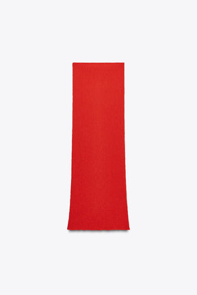 langer Rock mit Struktur