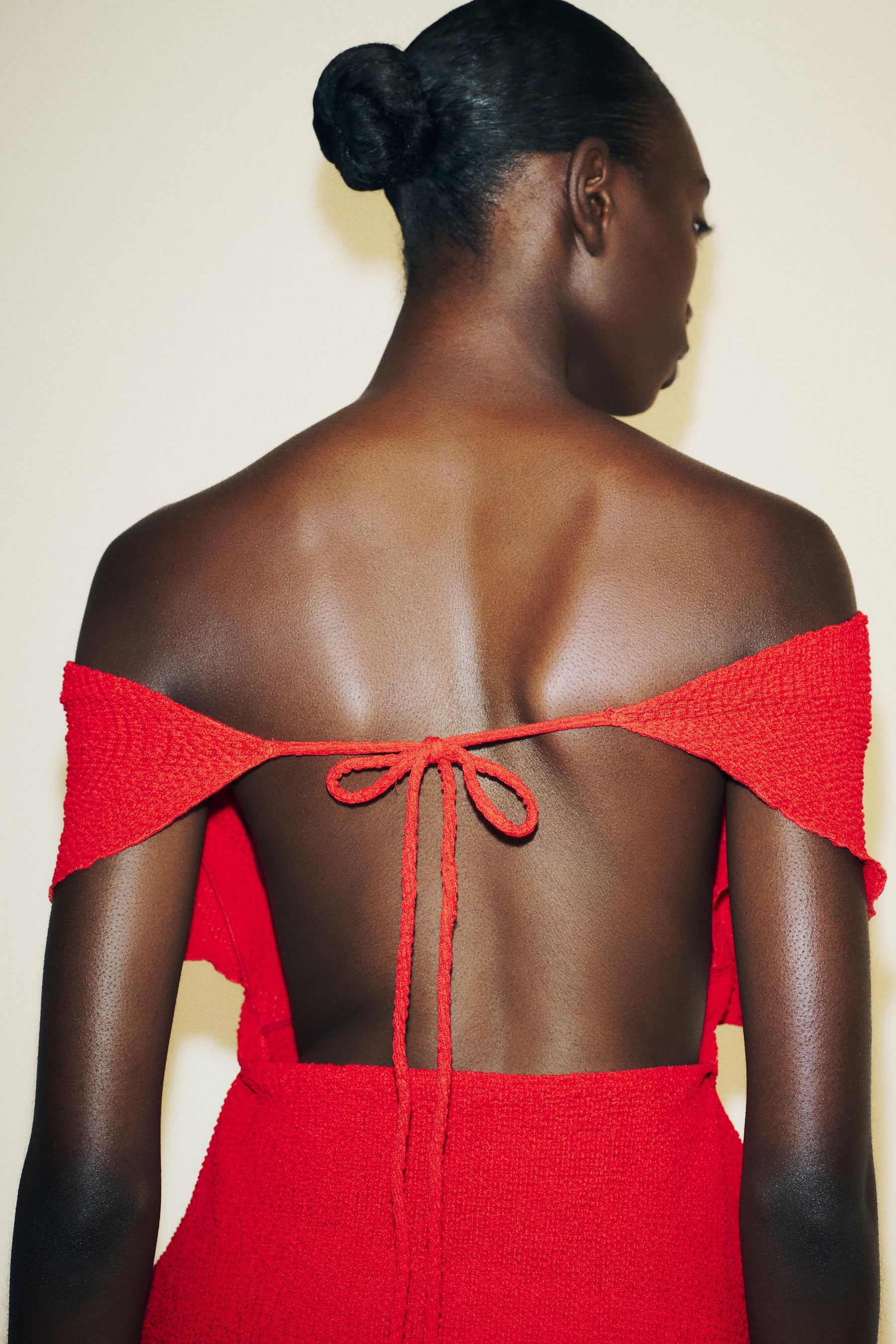 Modisches Top mit Struktur und Lagenlook