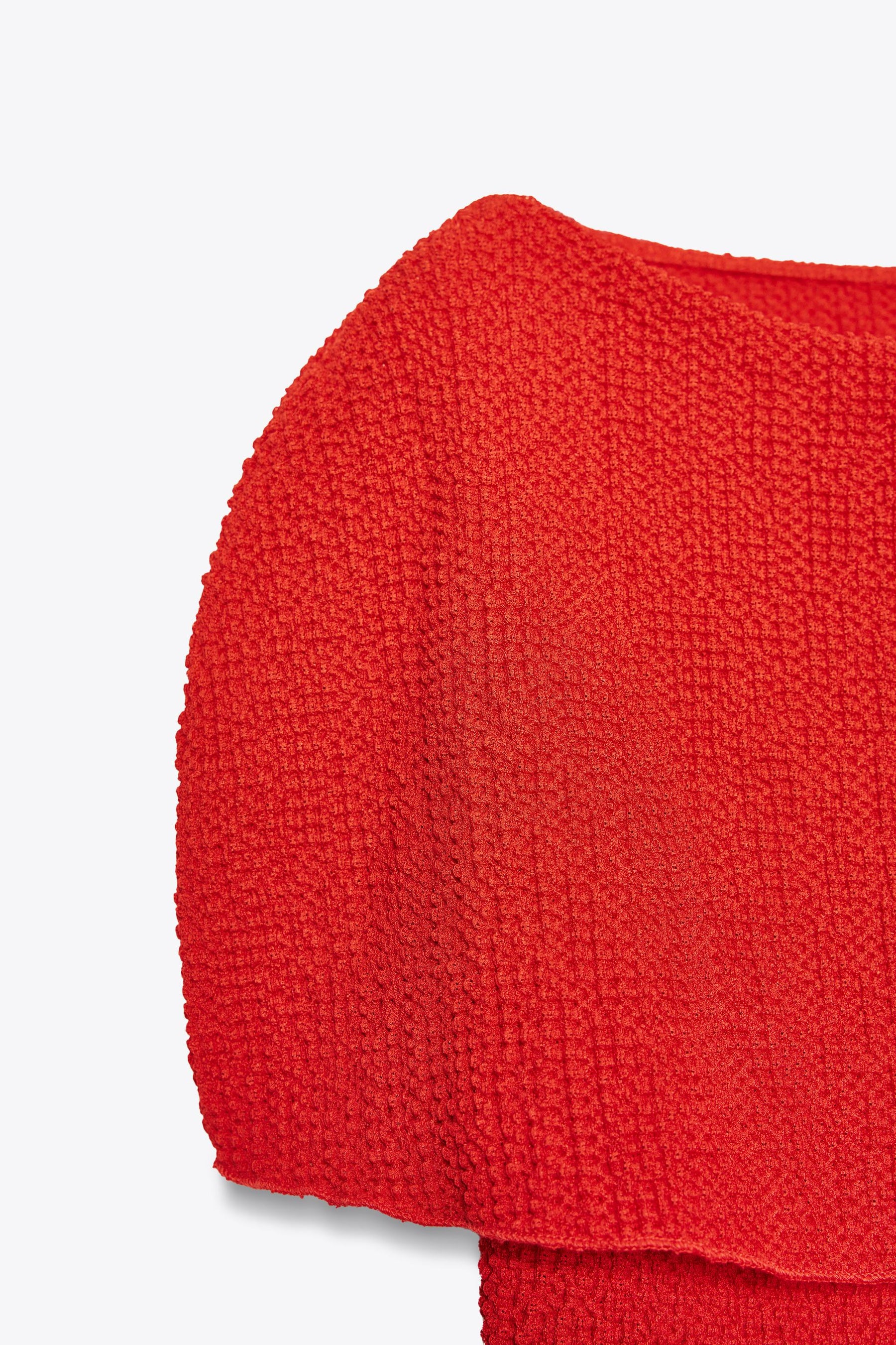 Modisches Top mit Struktur und Lagenlook