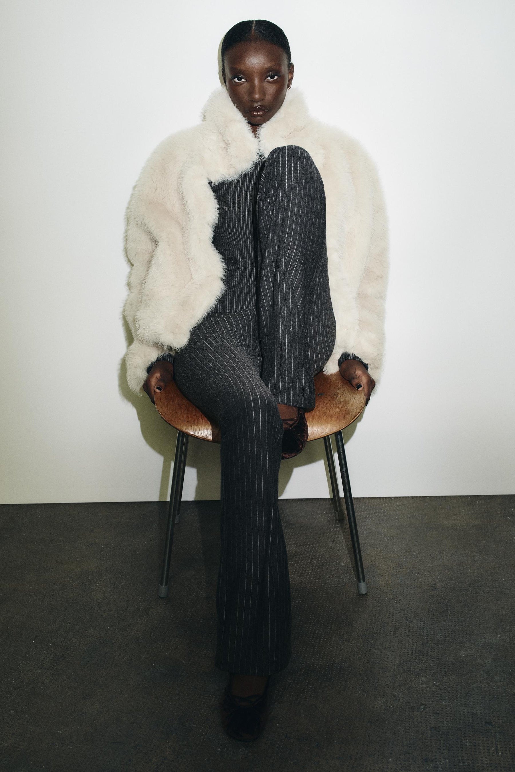 Nadelstreifen-Schlaghosen