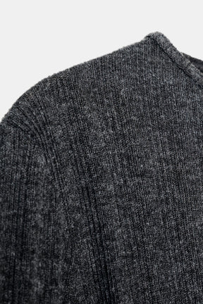 Weiches Rippstrick-T-Shirt