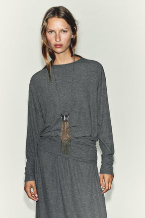 Kleid mit weichem Bund