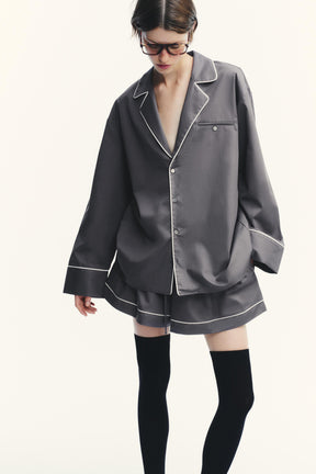 Hemd mit Paspelierung