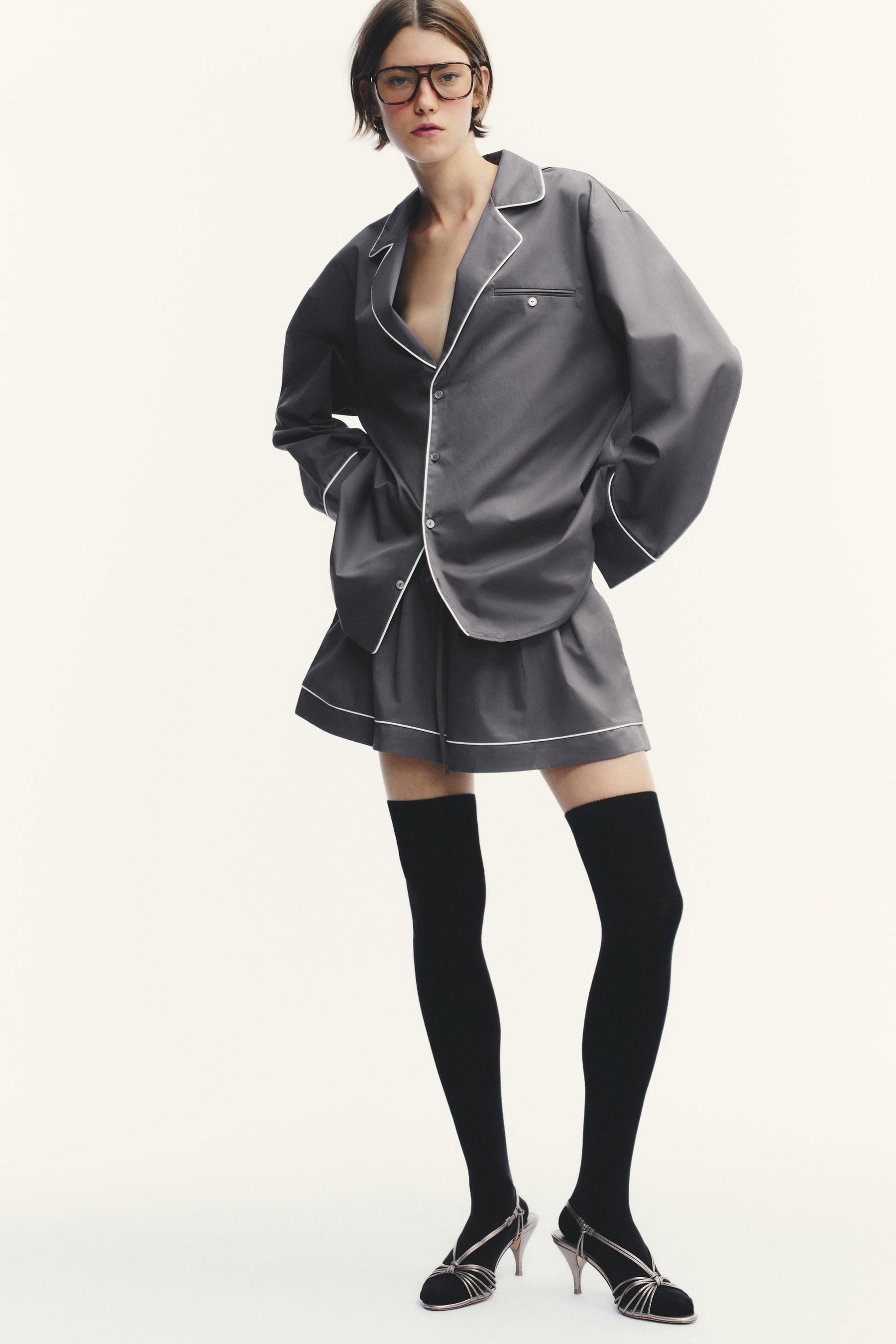 Hemd mit Paspelierung