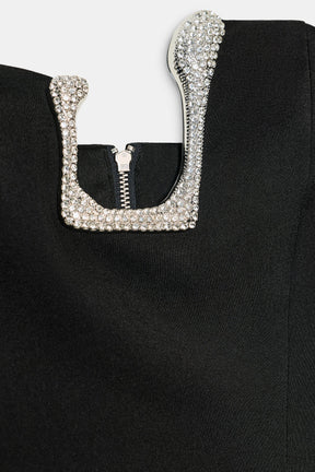 Funkelndes Bandeau-Top