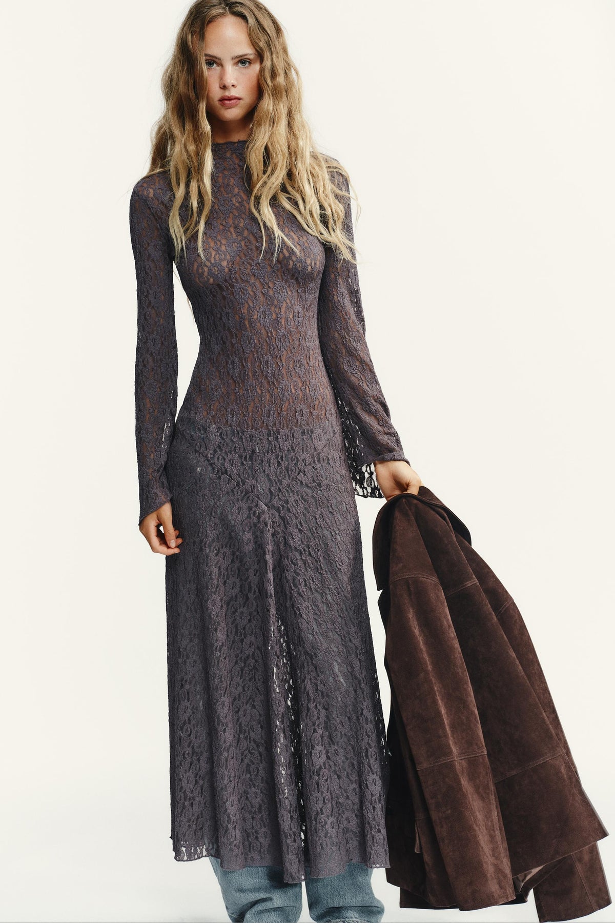 SOFT-TOUCH LACE DRESS - Image 2