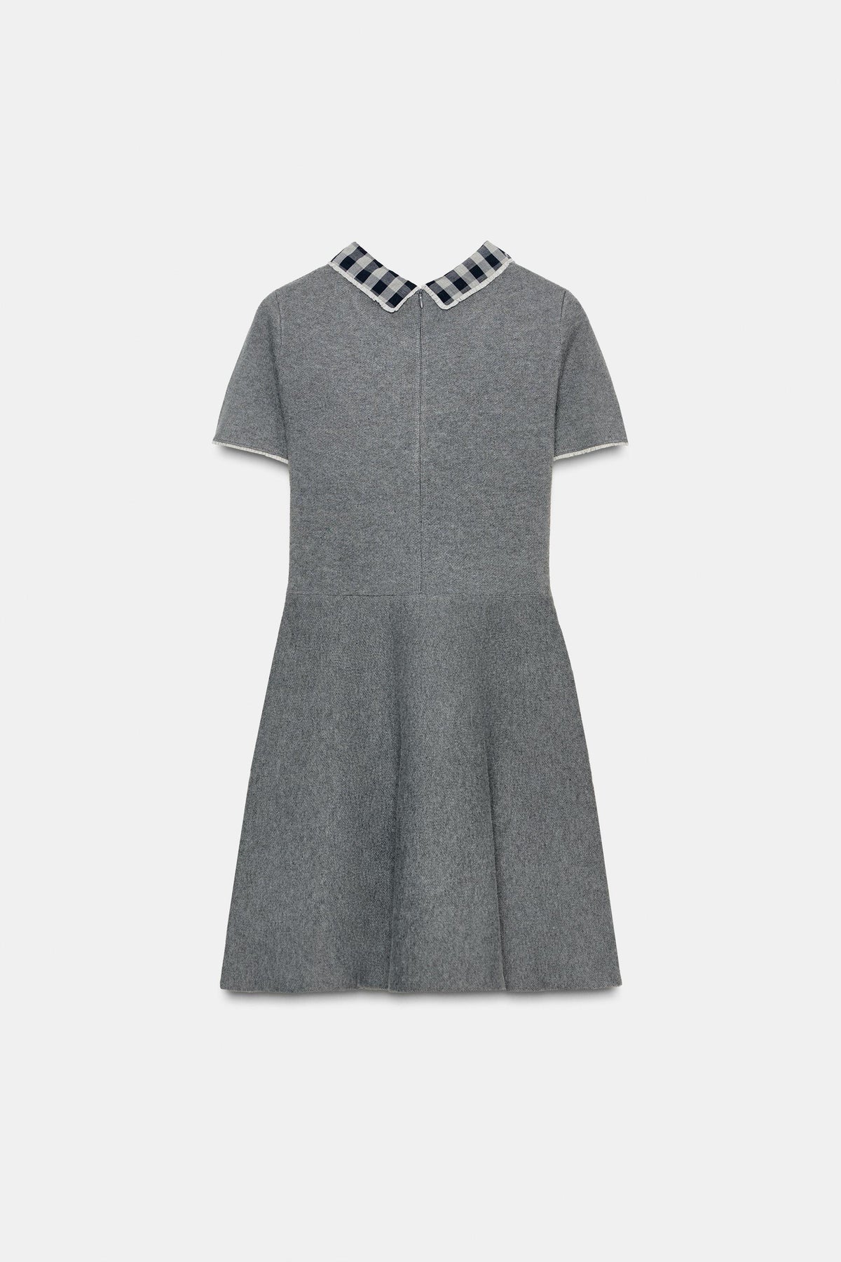 CONTRAST COLLAR DRESS - Image 2