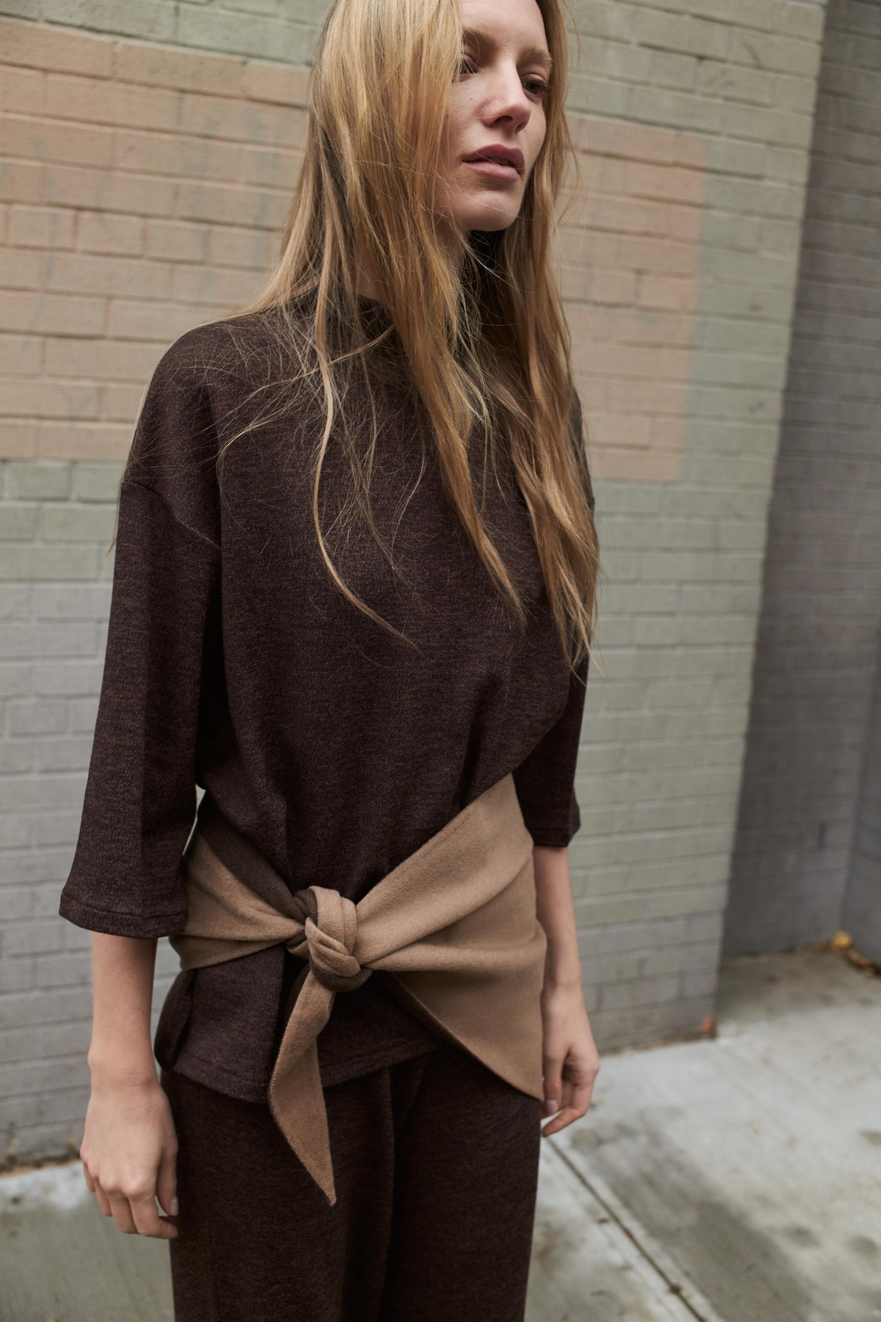 Piquéhemd mit hohem Kragen