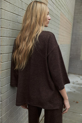 Piquéhemd mit hohem Kragen