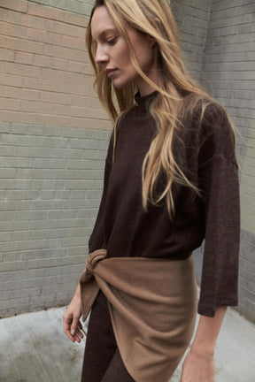 Piquéhemd mit hohem Kragen