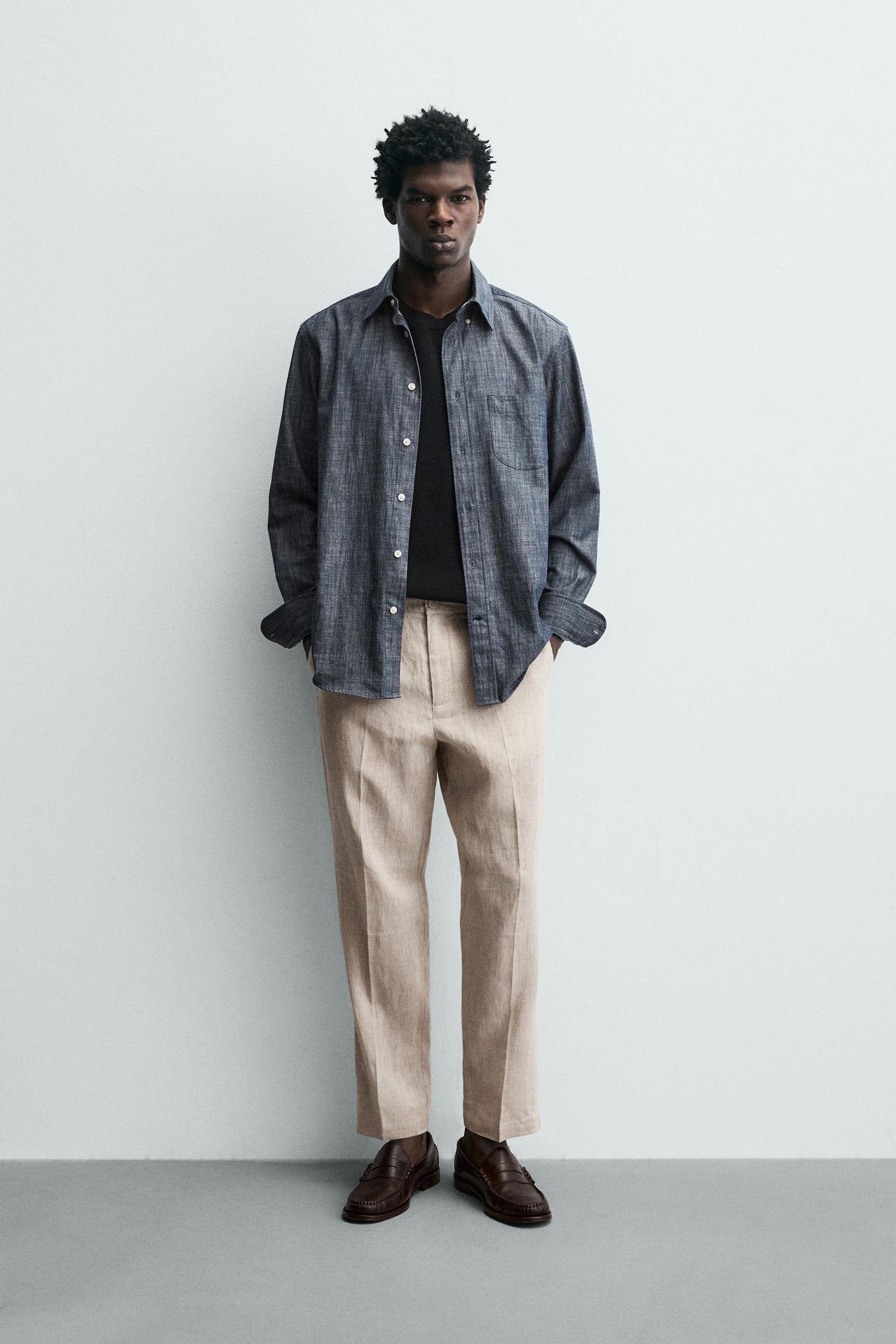 Linen Regular Trousers