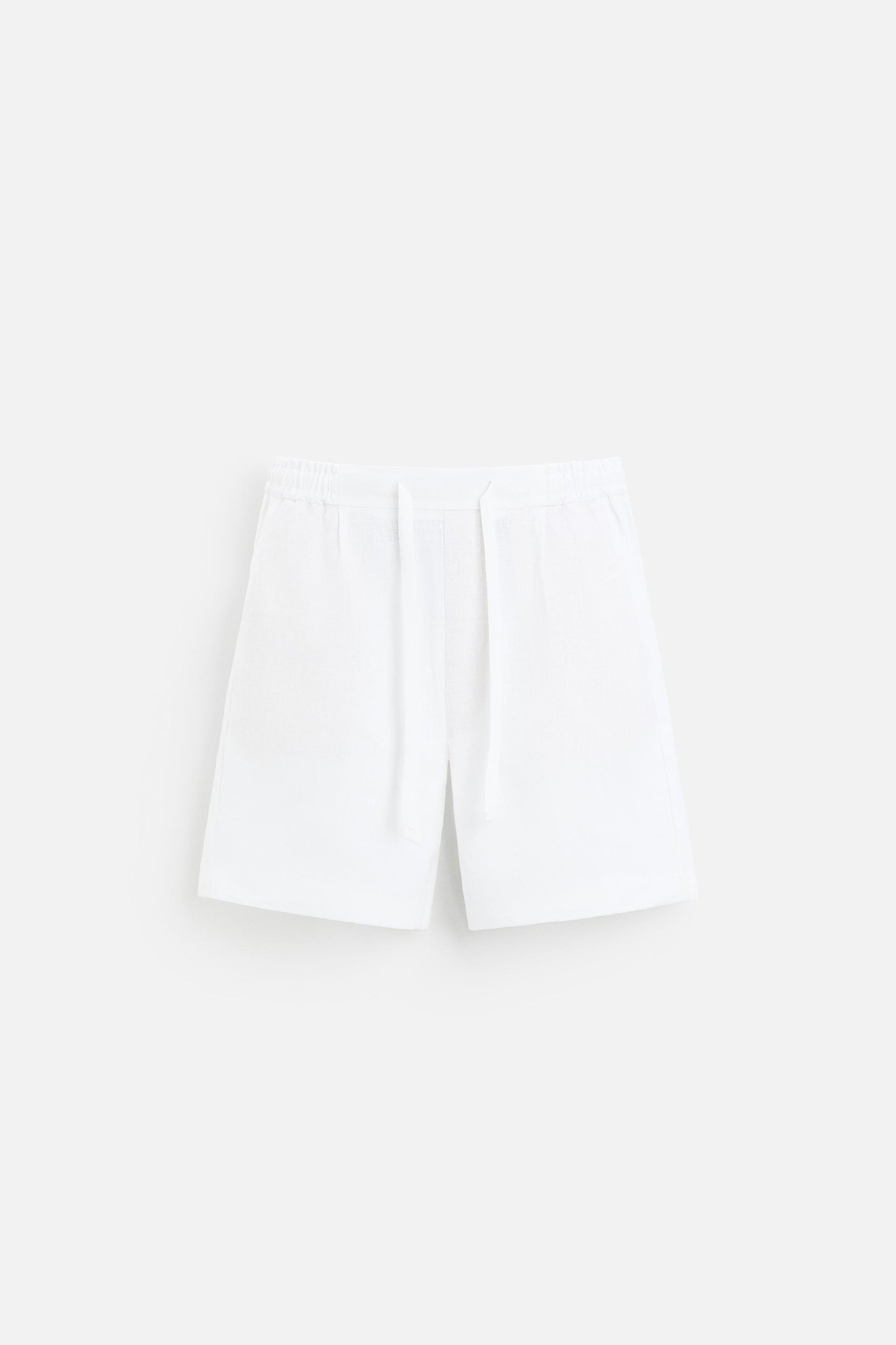 100% LINEN BERMUDA SHORTS - Image 6