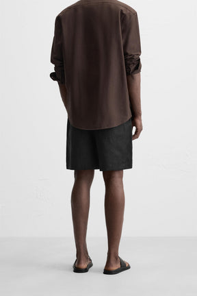 100% LINEN BERMUDA SHORTS - Image 3