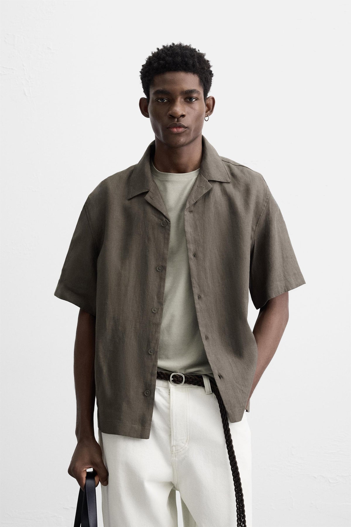 RELAXED FIT LINEN SHIRT - Image 2