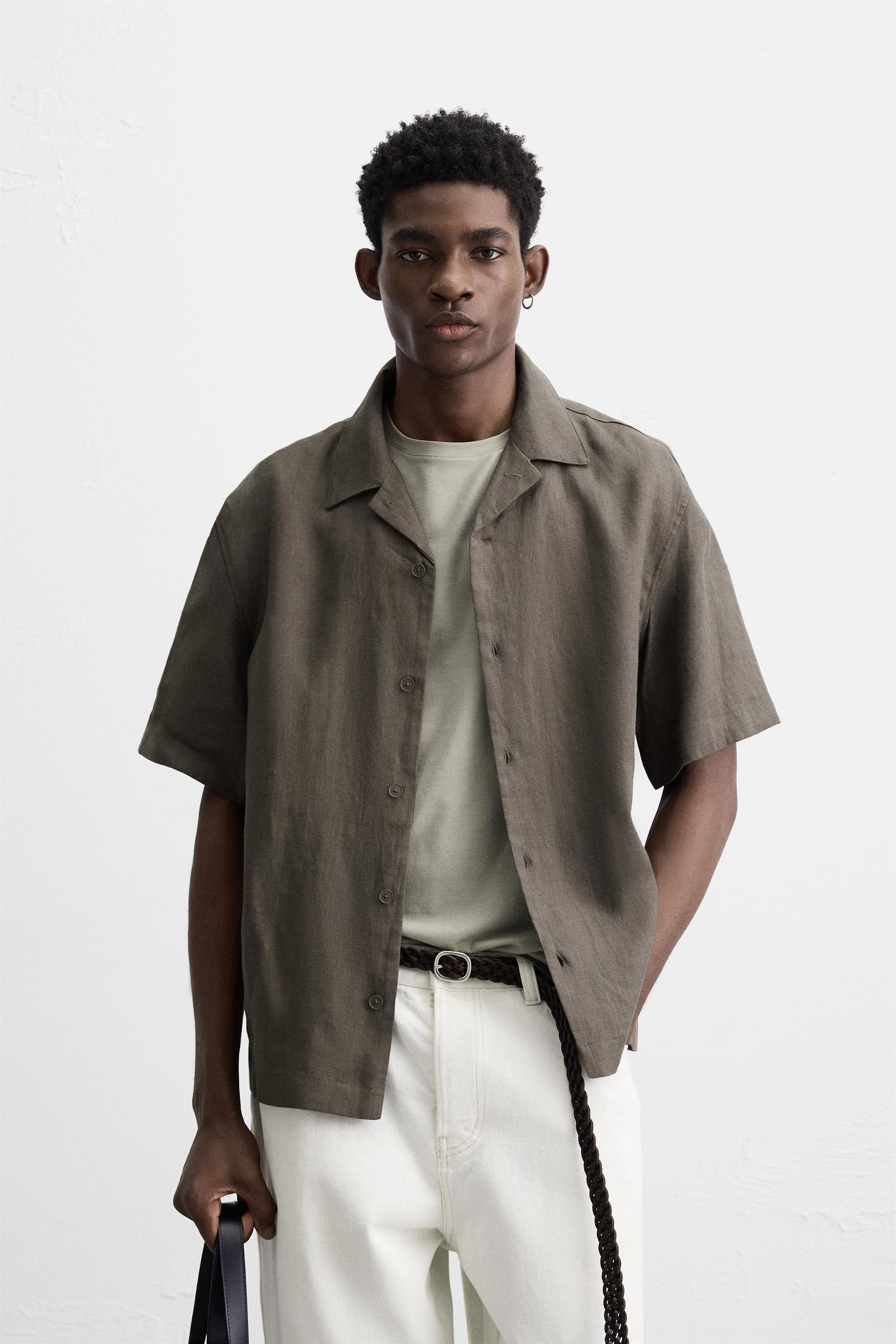 RELAXED FIT LINEN SHIRT - Image 2