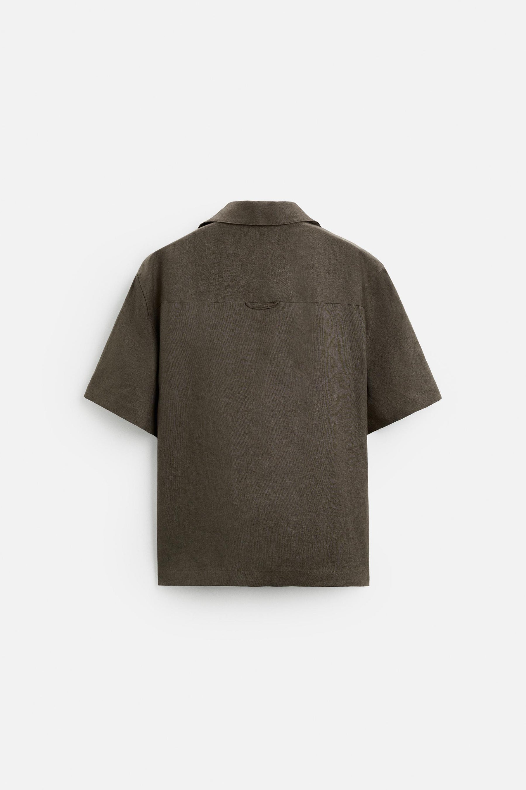 RELAXED FIT LINEN SHIRT - Image 7