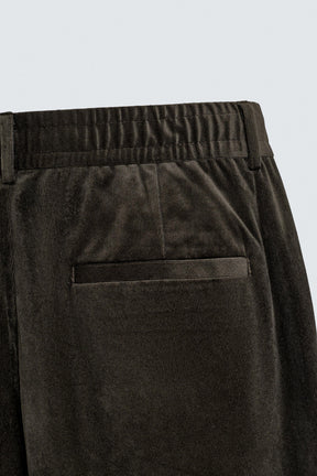 TEXTURED VELVET TROUSERS - Image 8