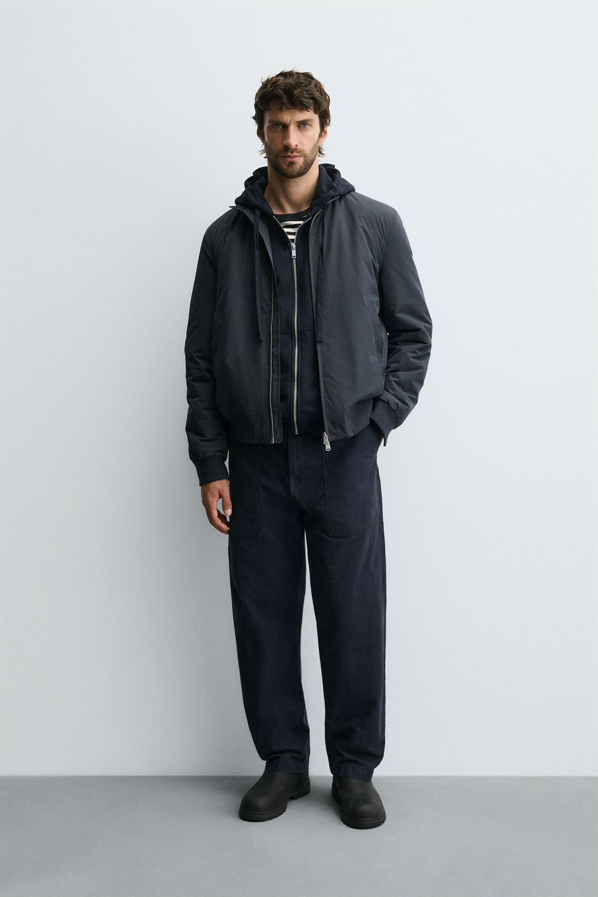 WATER-REPELLENT QUILTED JACKET - Image 1