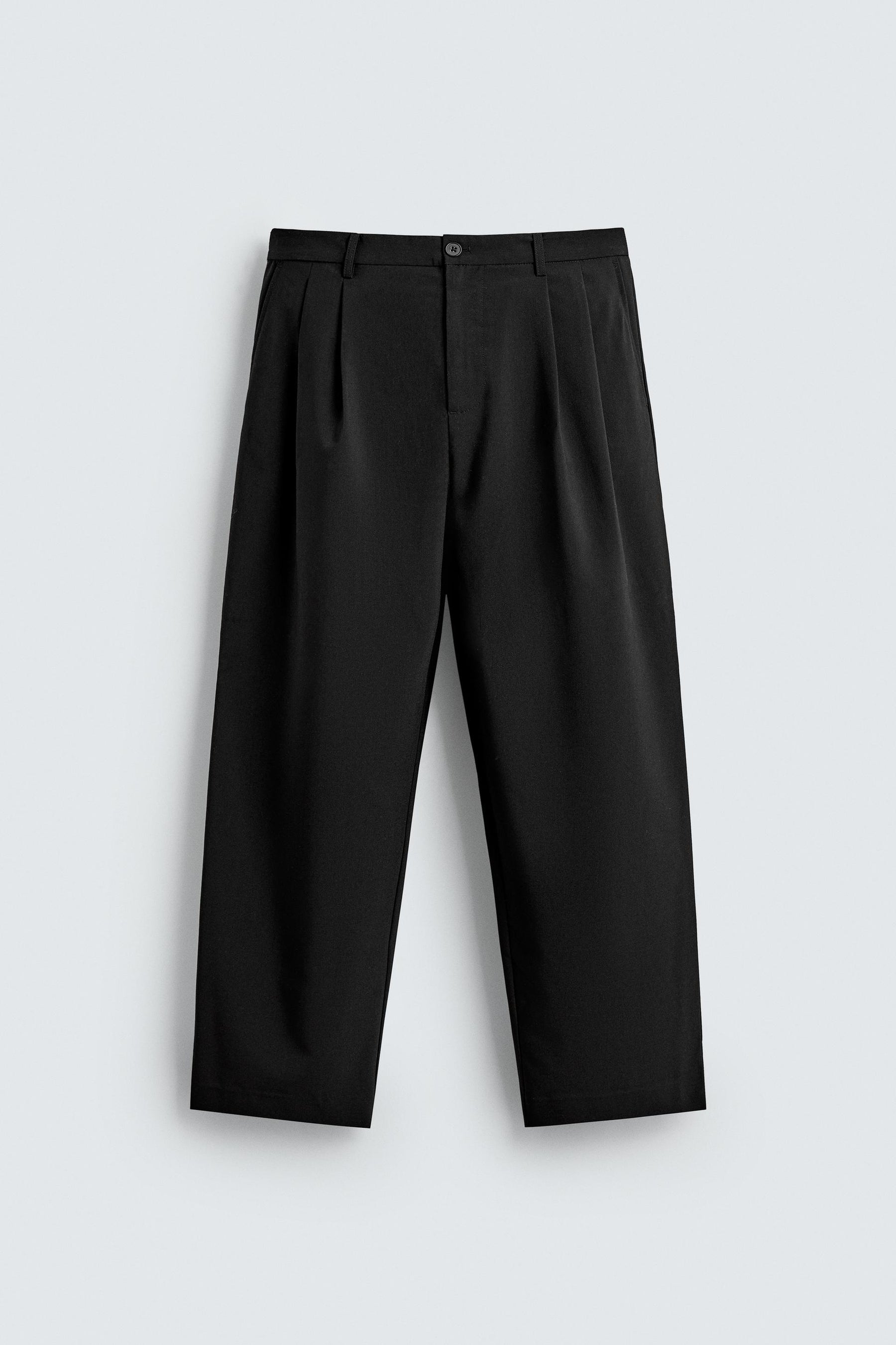 PLEATED WIDE-LEG TROUSERS - Image 6