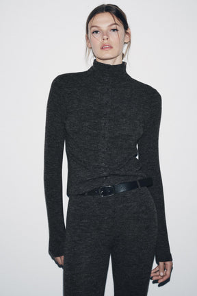 Jacke mit weichem Kragen