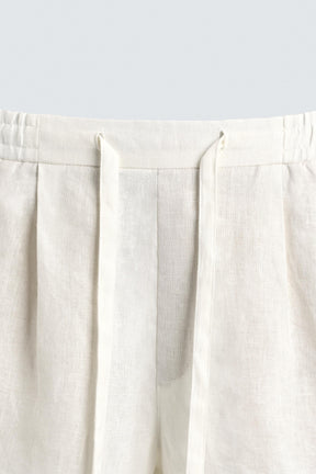 Relaxed Linen Shorts