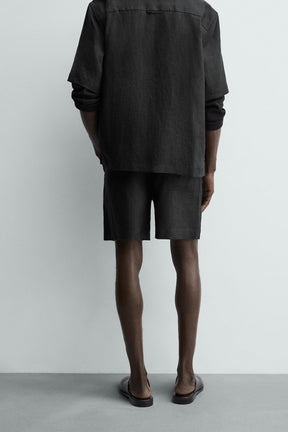 Relaxed Linen Shorts