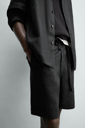 Relaxed Linen Shorts