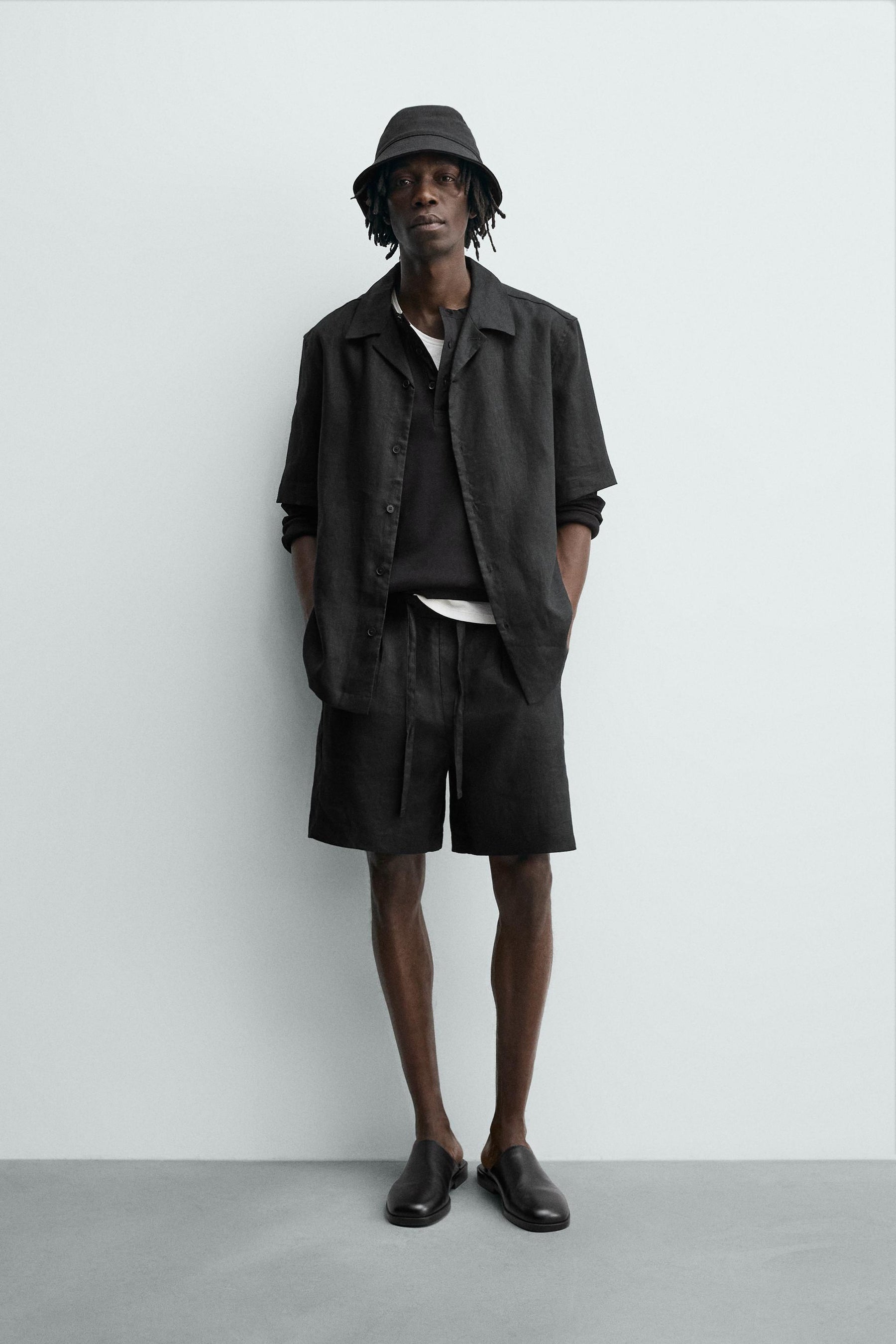 Relaxed Linen Shorts