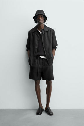 Relaxed Linen Shorts