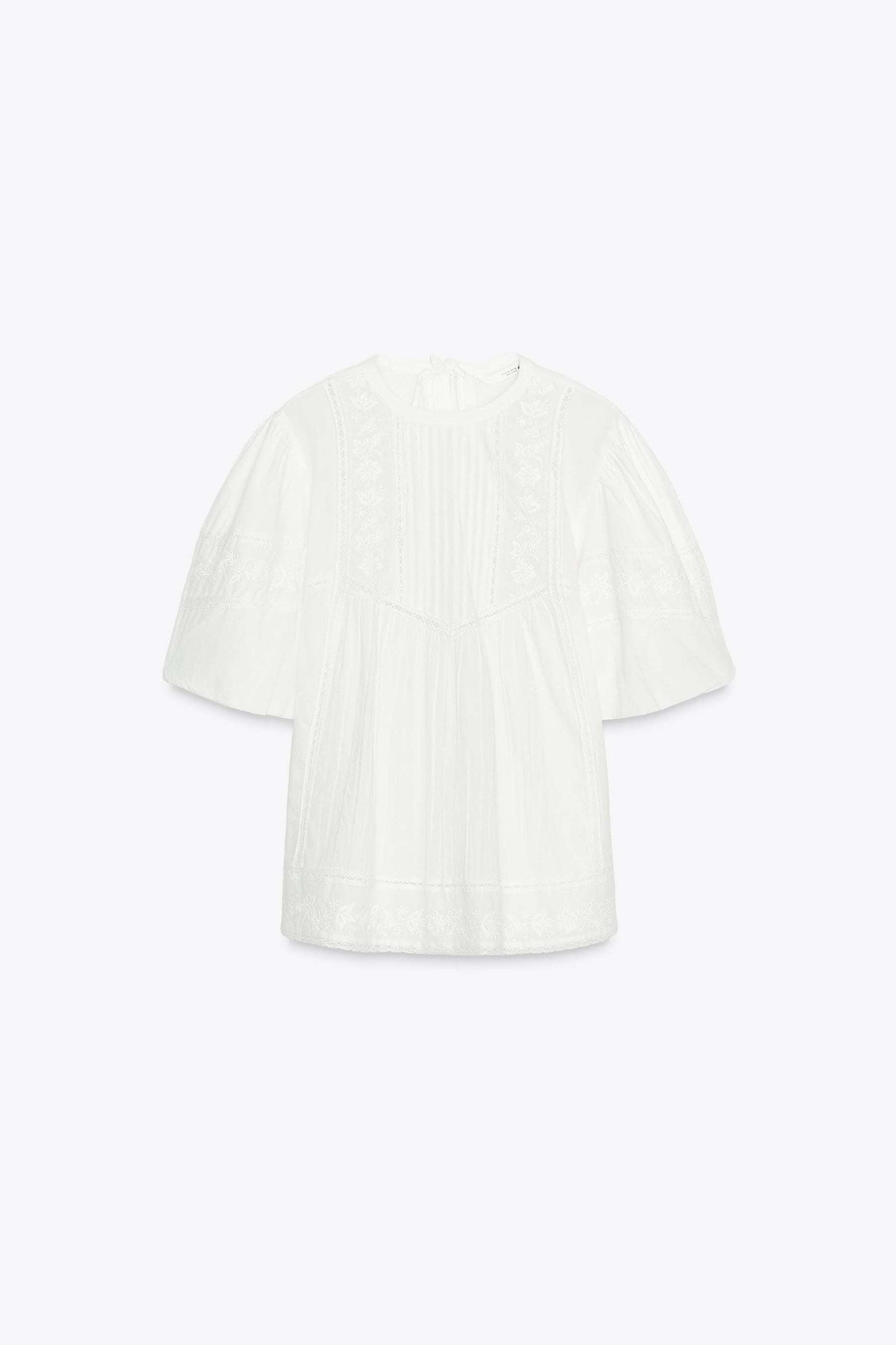 Bestickte romantische Bluse