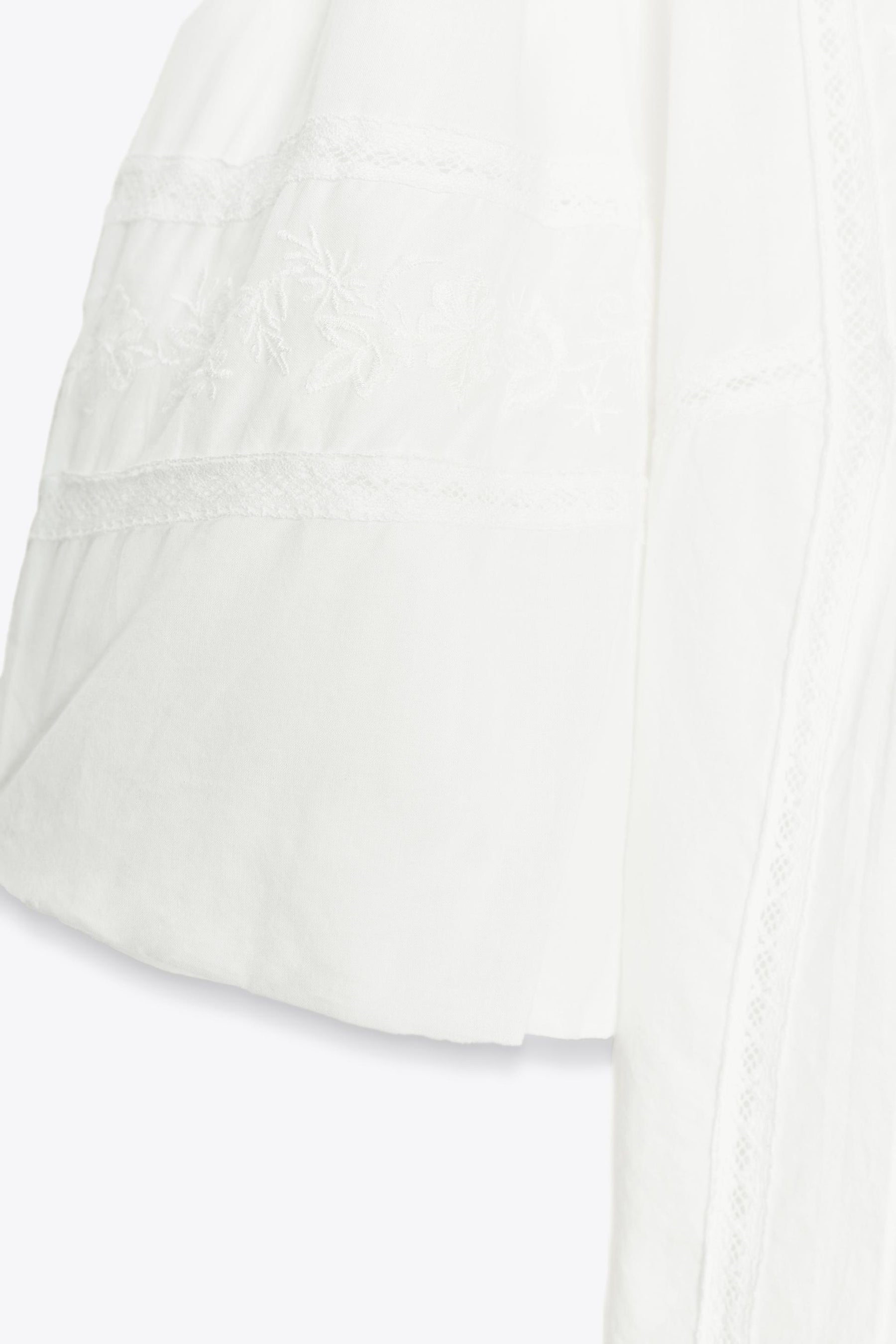 Bestickte romantische Bluse