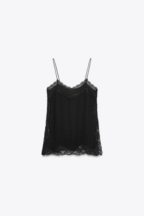 Spitzen-Camisole-Top