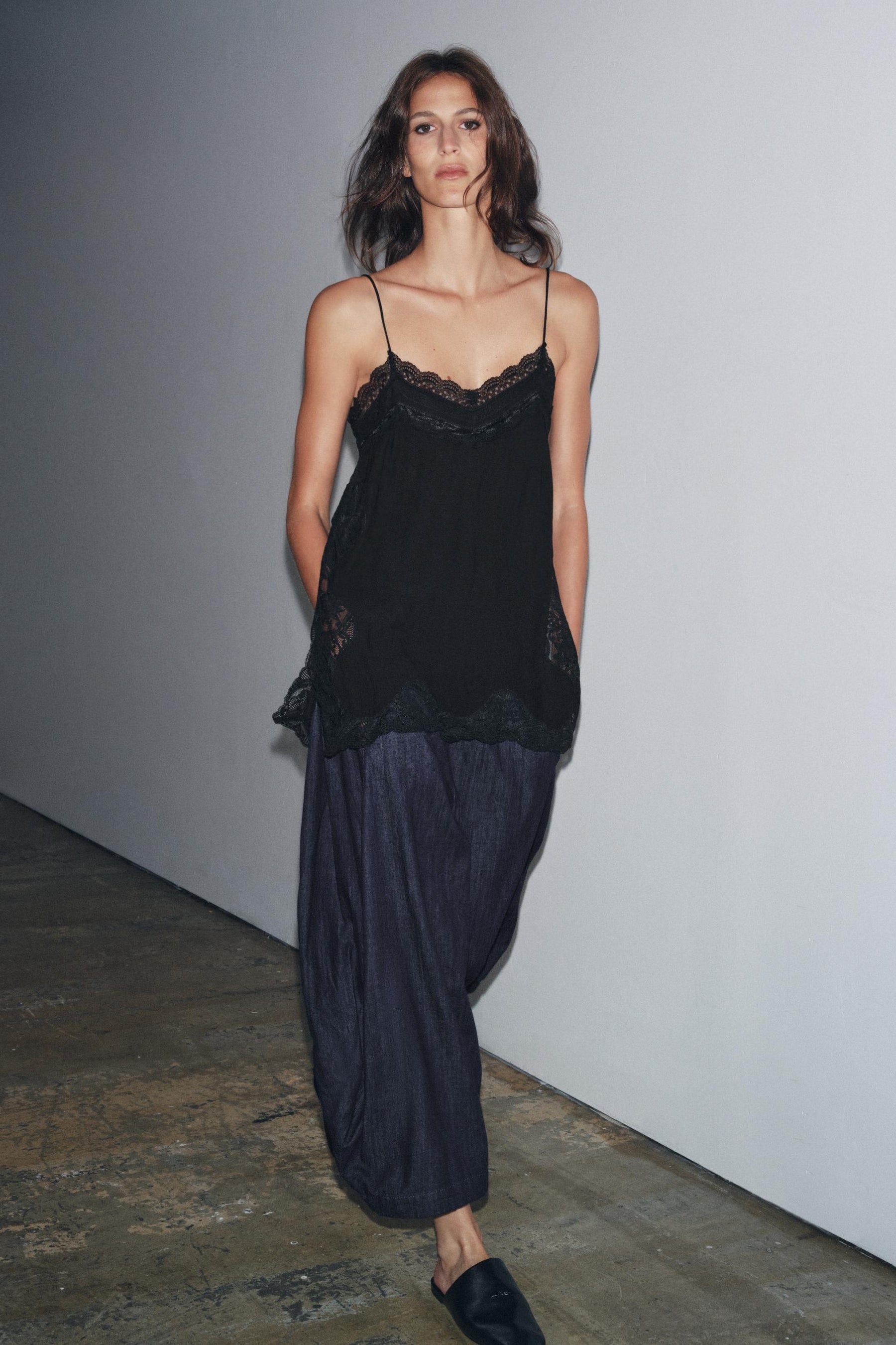 Spitzen-Camisole-Top