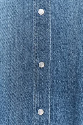 Jeanshemd mit Krawatte