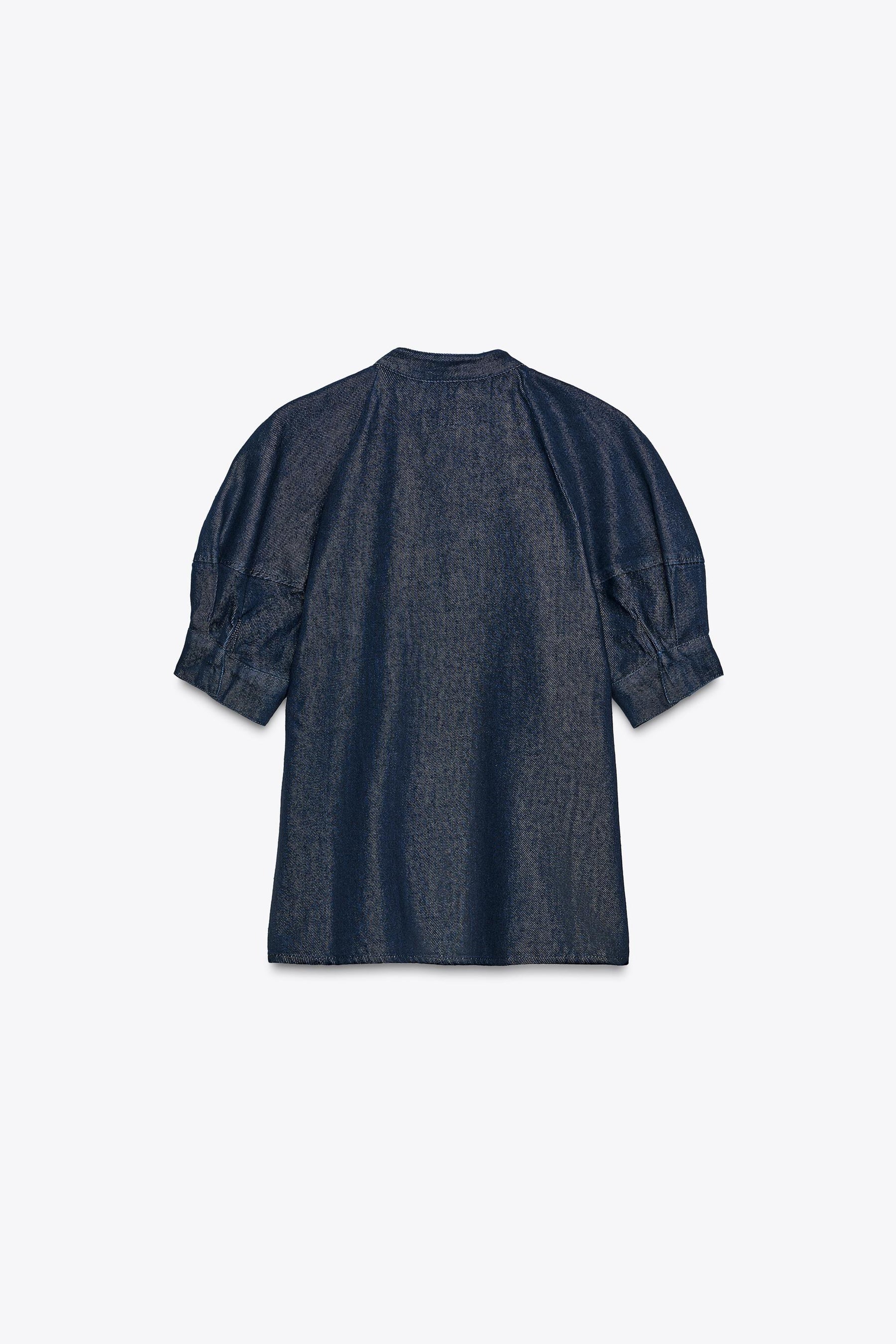 Jeanshemd mit Krawatte