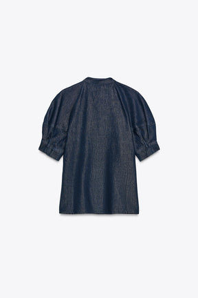 Jeanshemd mit Krawatte