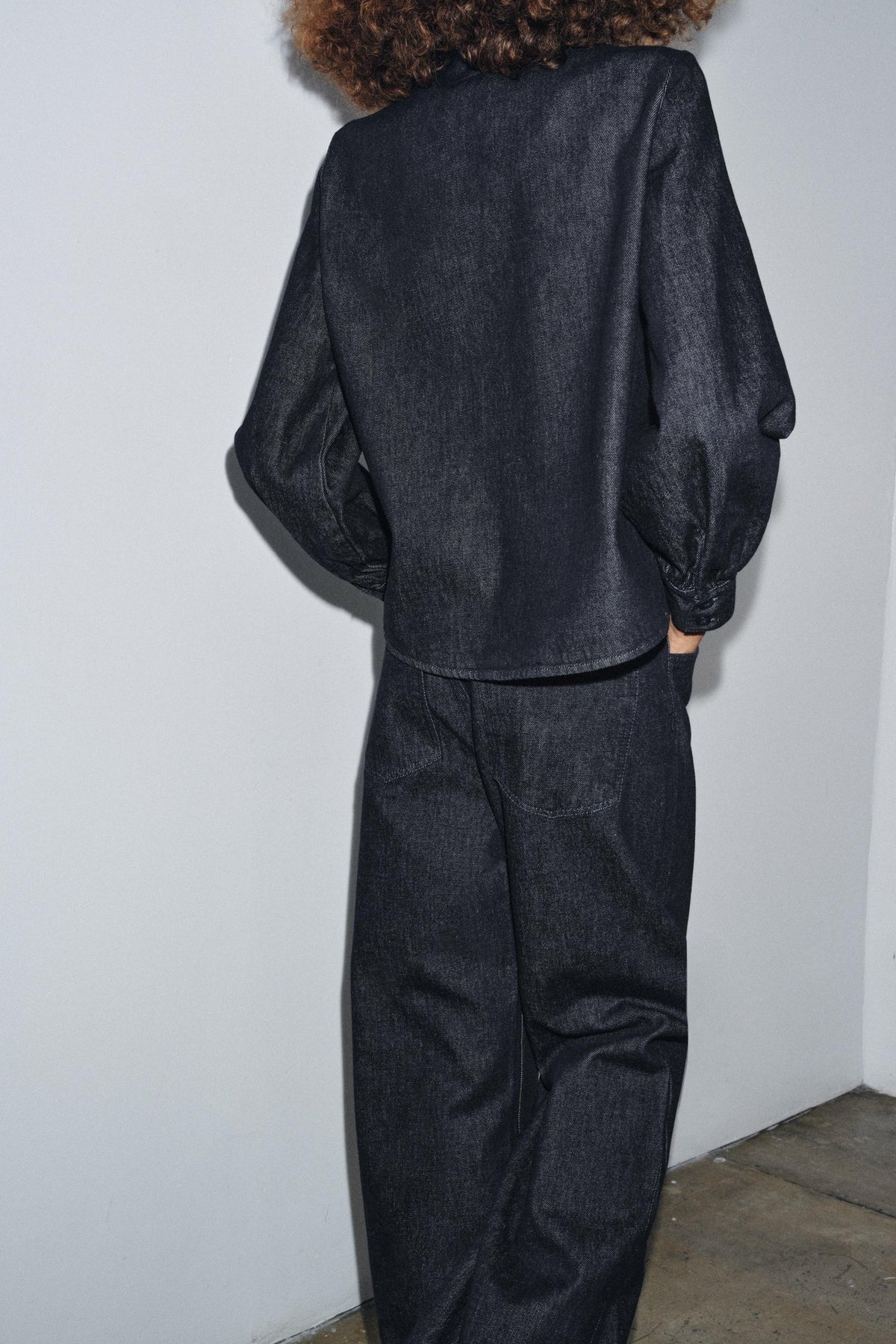 Jeanshemd mit Schleife