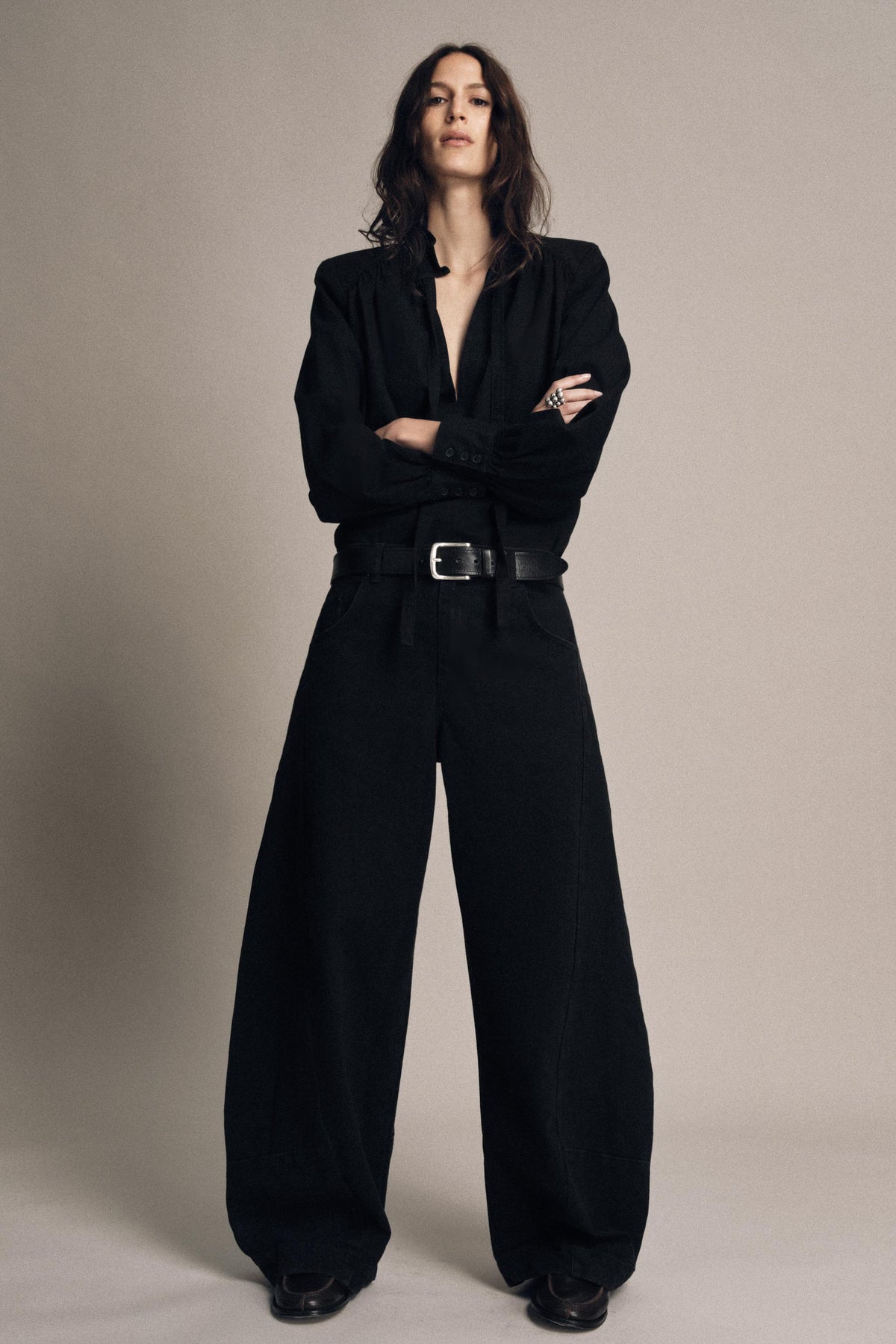 Jeanshemd mit Polstern