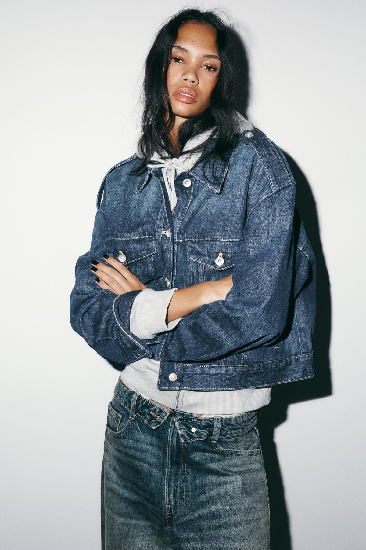 TRF TAB DENIM JACKET - Image 2