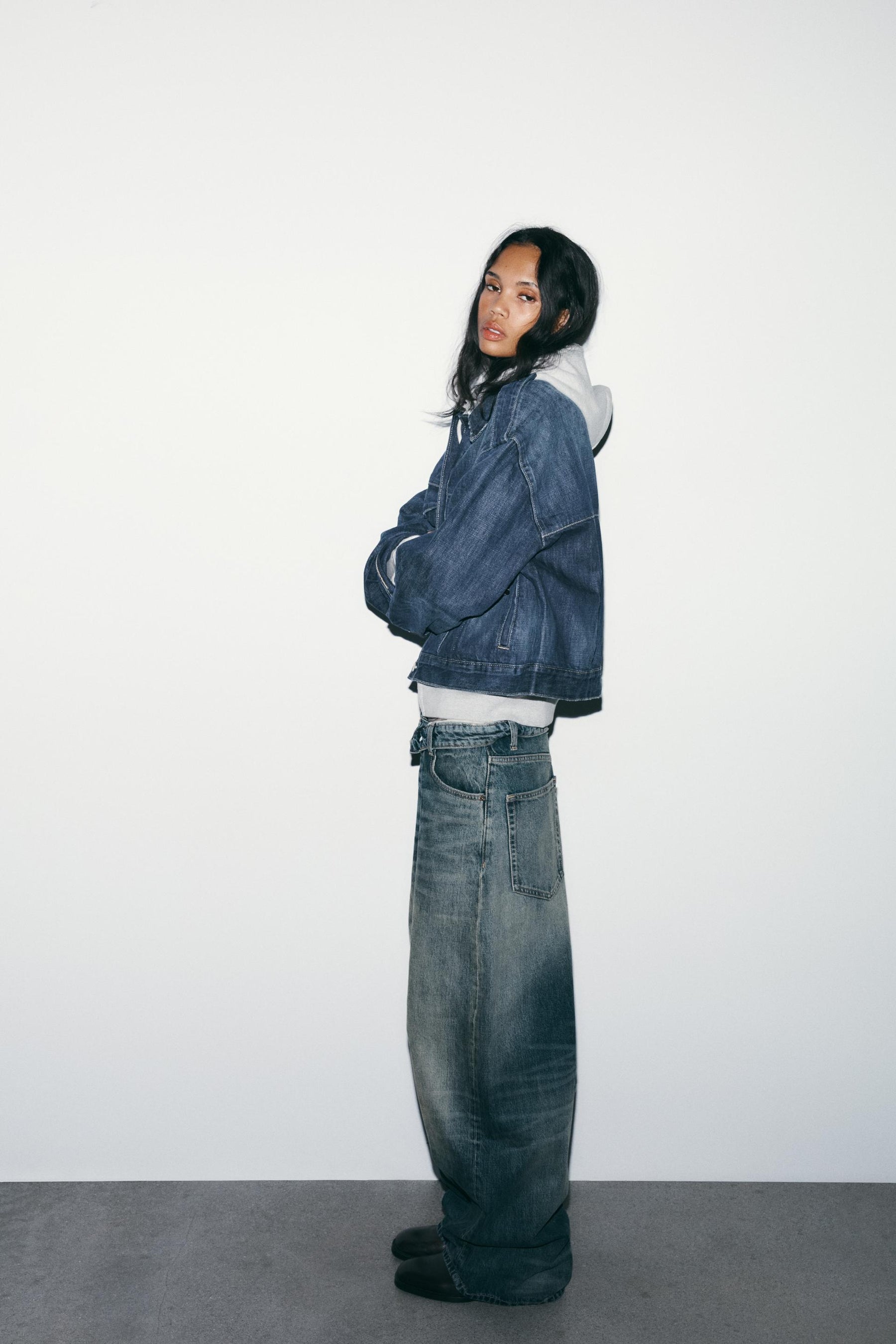 TRF TAB DENIM JACKET - Image 3