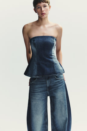 DENIM-BANDEAU-TOP