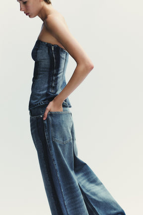 DENIM-BANDEAU-TOP