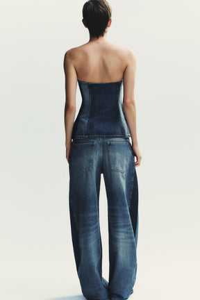 DENIM-BANDEAU-TOP
