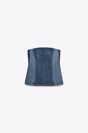 DENIM-BANDEAU-TOP
