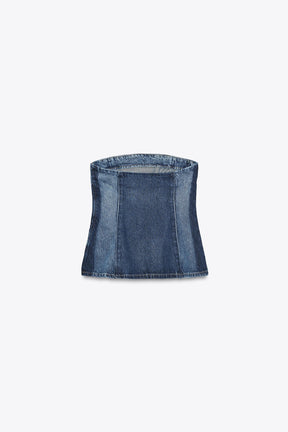 DENIM-BANDEAU-TOP