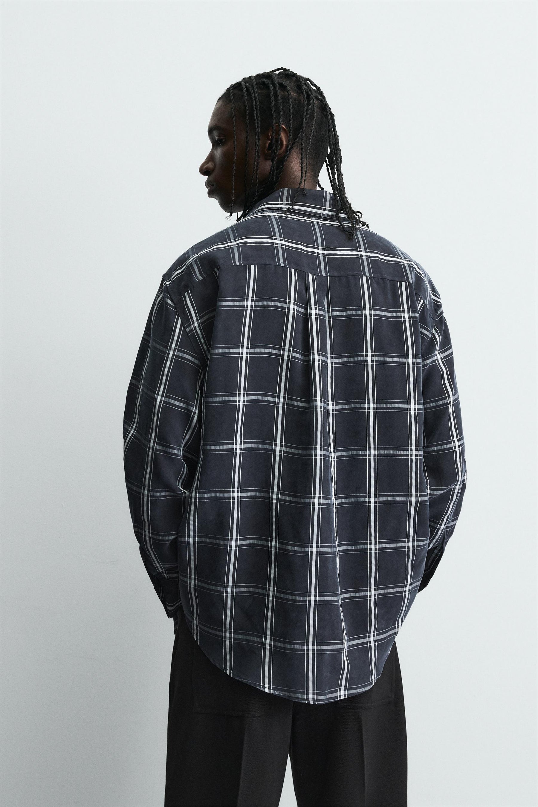 FLOWING CHECK SHIRT - Image 3