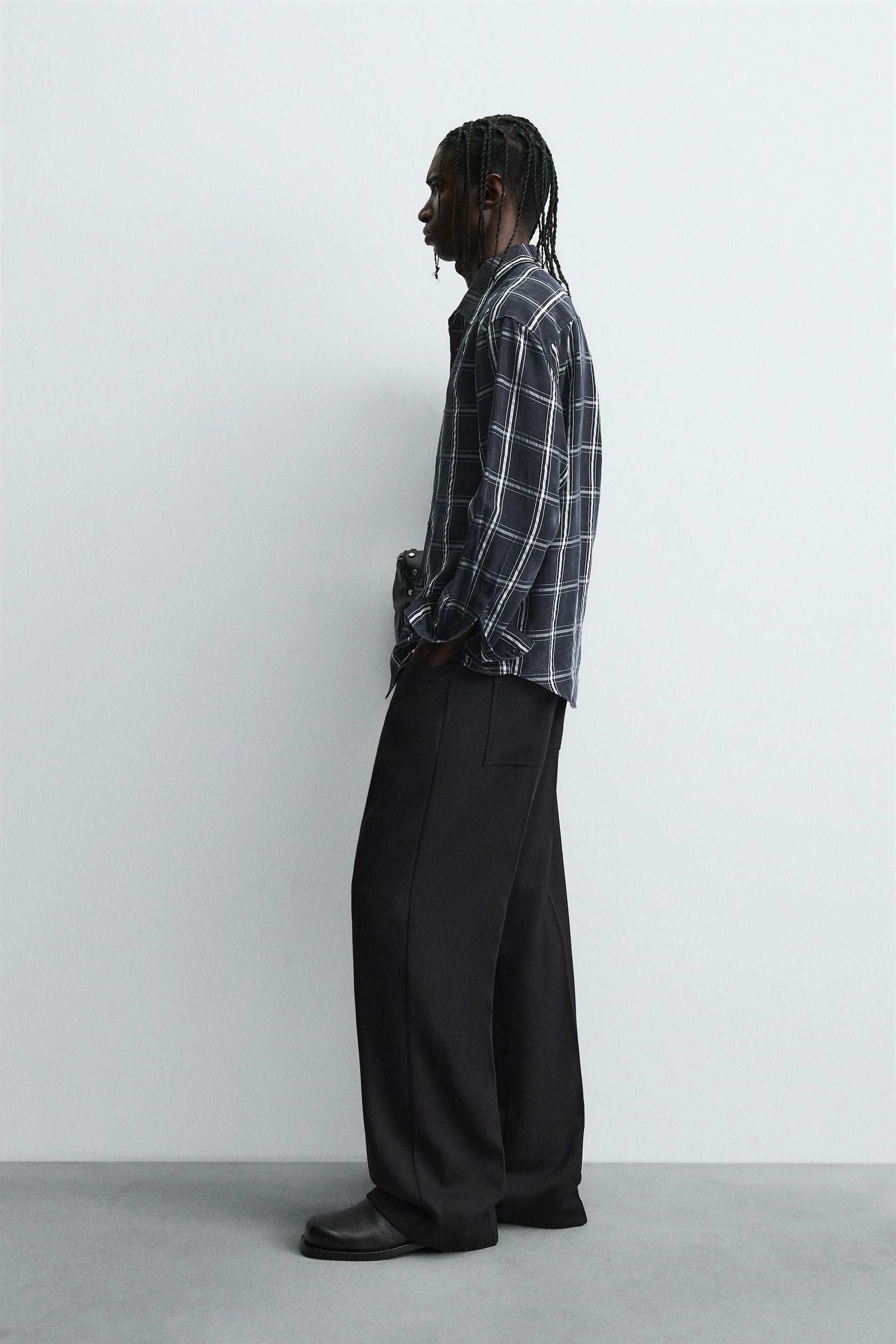 FLOWING CHECK SHIRT - Image 4